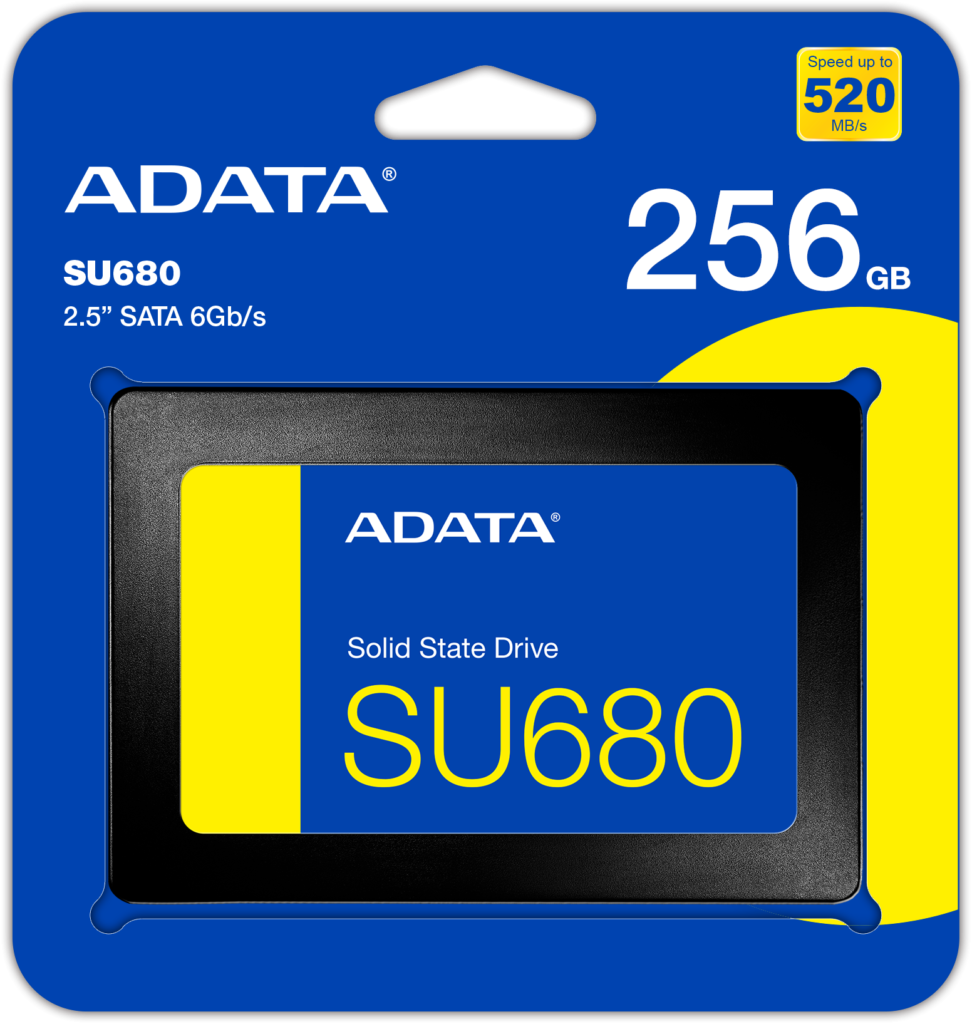 Adata disque dur interne ssd ultimate su680 sata 2.5″ – 256 