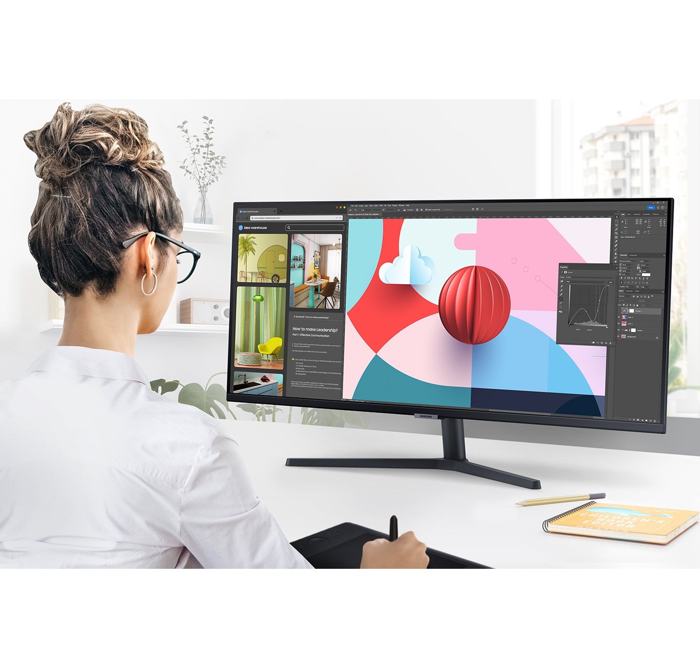 Écran 34" WQHD Samsung ViewFinity S5 S50GC-LS34C500GAUXEN