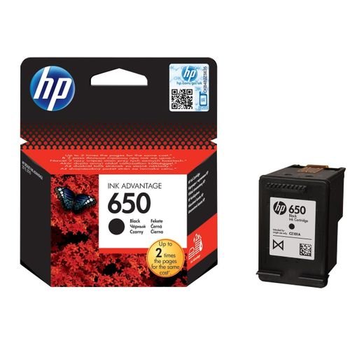 HP 650 Noir - Cartouche d'encre HP d'origine-CZ101AE