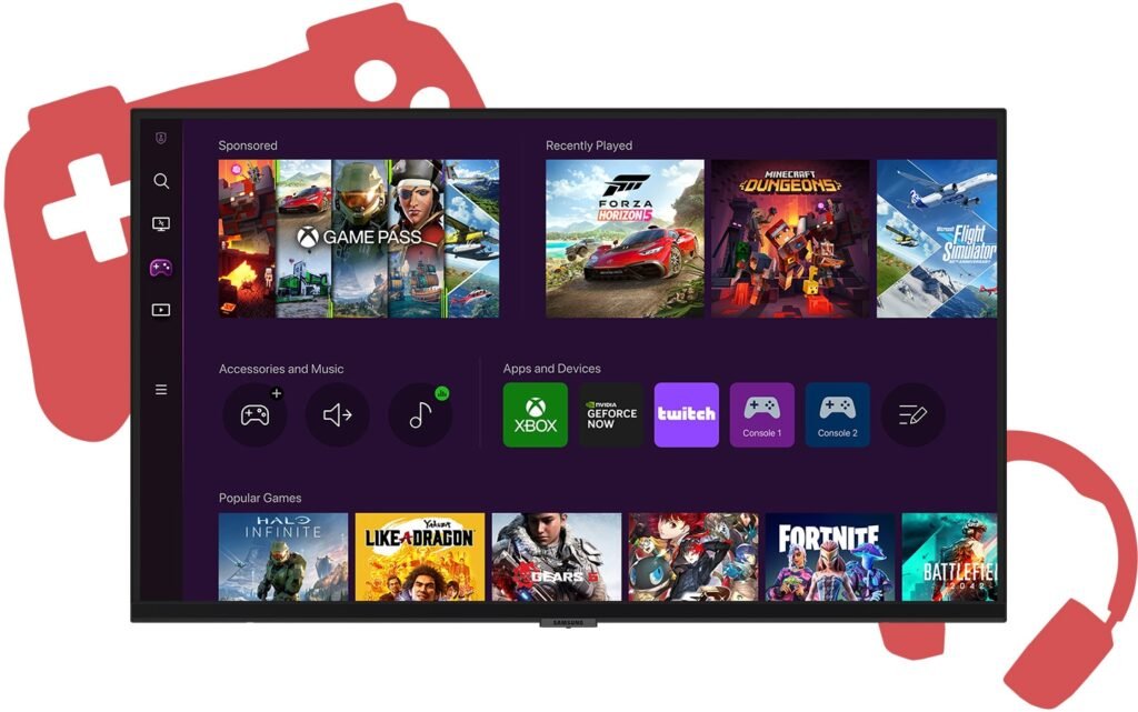 Écran Plat 32" Samsung Smart Monitor M5-LS32CM500EMXZN