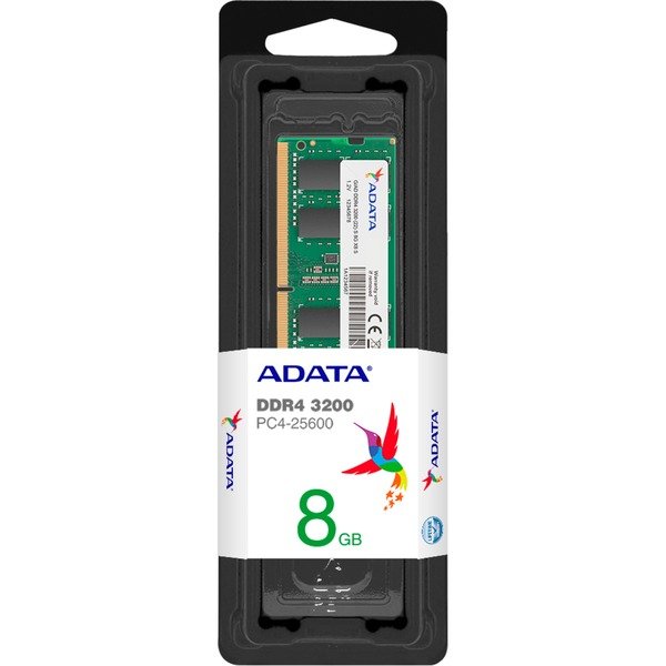 Barrette mémoire ADATA 8GB DDR4 3200 MHz -PC Portable AD4S32008G22-SGN