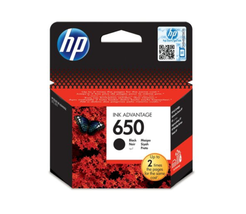 HP 650 Noir - Cartouche d'encre HP d'origine-CZ101AE