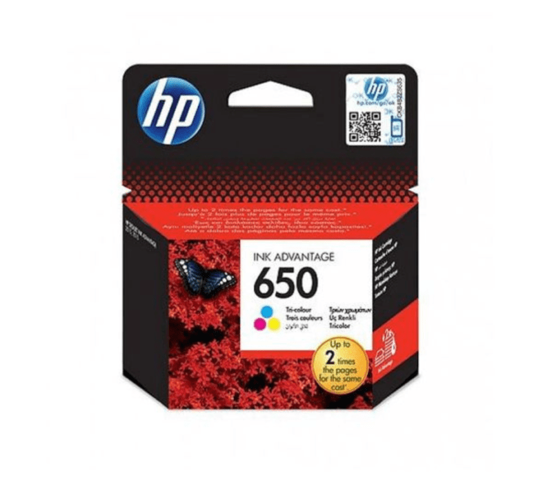 Cartouche d'encre HP N 650 Trois couleurs Original-CZ102AE