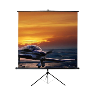 Écran de projection portable sur trépied 175 x 175 cm