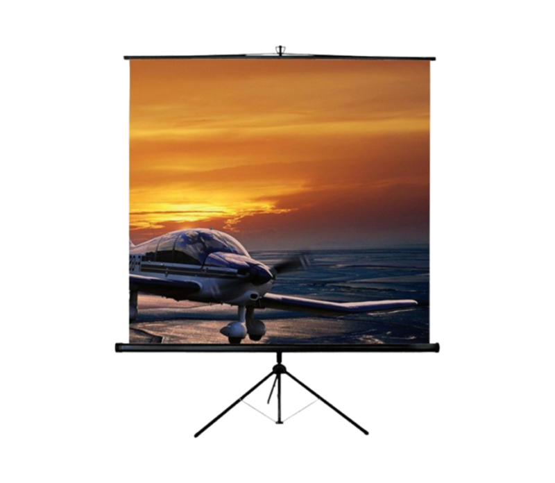 Écran de projection portable sur trépied 175 x 175 cm