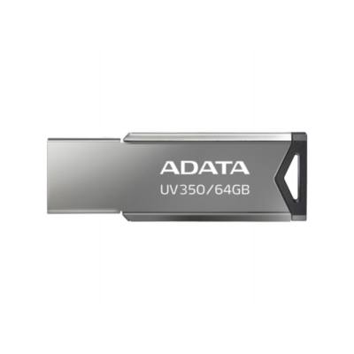 ADATA CLE USB METAL UV350 64GB-AUV350-64G-RBK