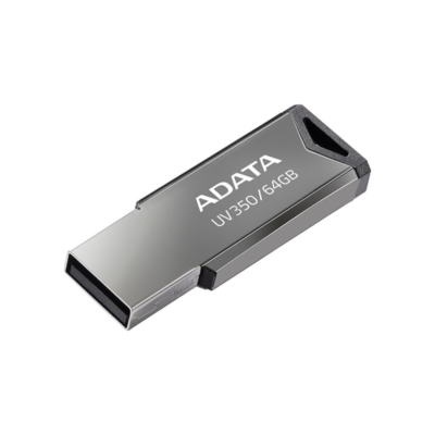 ADATA CLE USB METAL UV350 64GB-AUV350-64G-RBK