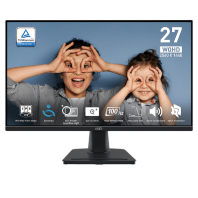 Écran 27 WQHD MSI Pro MP275Q-9S6-3PC3CM-026