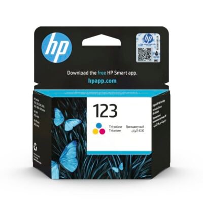 HP 123 trois couleurs – Cartouche d’encre HP d’origine-F6V16AE