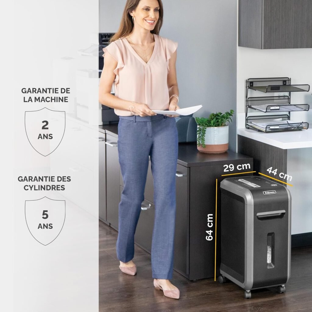 Destructeur Fellowes Powershred® 99Ci Coupe croisée-4691001