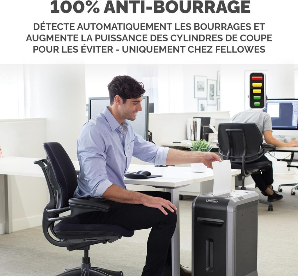 Destructeur Fellowes Powershred® 99Ci Coupe croisée-4691001