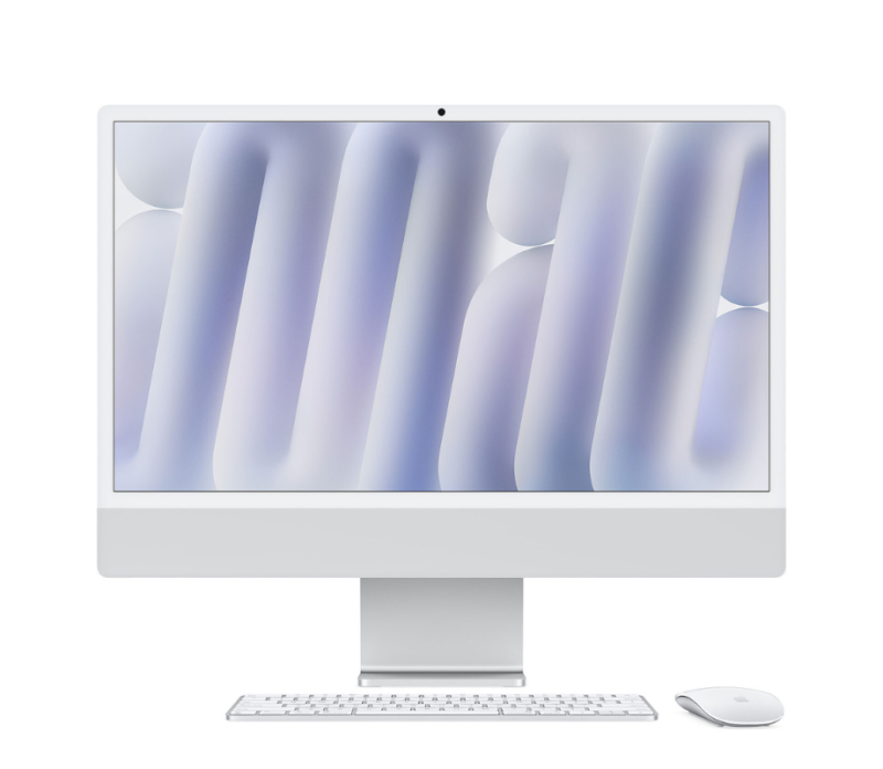Apple iMac 24 Retina - M4 - 16 Go - 256 Go SSD - argent