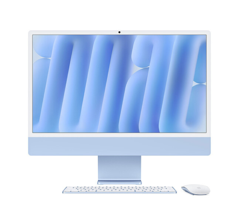 iMac 24- Apple M4 10cœurs - SSD de 512 Go - 16 Go - Bleu