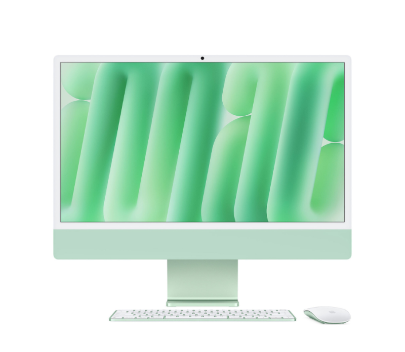 iMac 24 Apple M4 10 cœurs - SSD de 512 Go - 24 Go - Vert