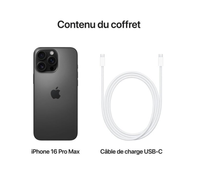 iPhone 16 Pro Max 256GB Black Titanium-MYWV3ZD/A