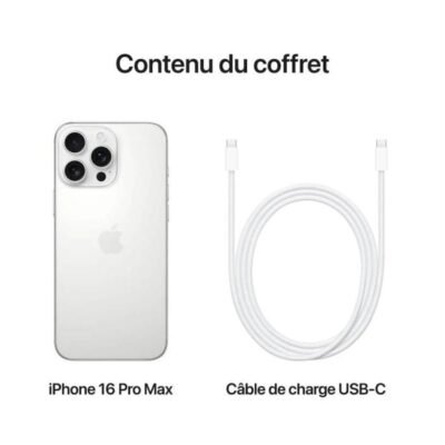 iPhone 16 Pro Max 256GB White Titanium-MYWW3ZD/A