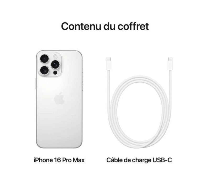 iPhone 16 Pro Max 256GB White Titanium-MYWW3ZD/A