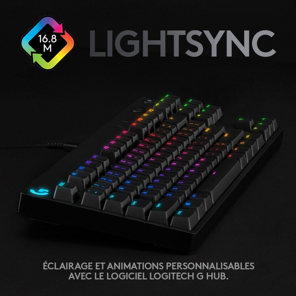 Clavier gaming mécanique Logitech G PRO-920-009390