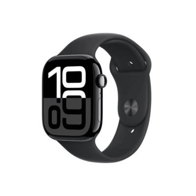 Apple Watch Series 10 GPS 42mm Jet Black Aluminium Case with Black Sport Band