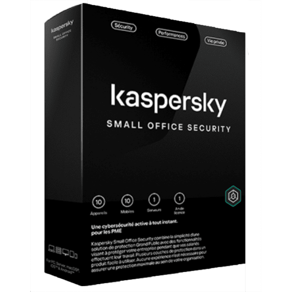 Kaspersky Small Office Security 10 Postes 1 Serveur 