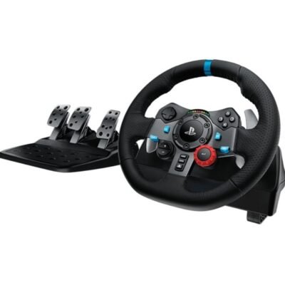 Découvrez le Logitech G29 Driving Force, un volant de course réaliste avec retour de force, rotation 900°, et pédalier réactif. Compatible PS5, PS4 et PC, idéal pour le simracing et les jeux de course.