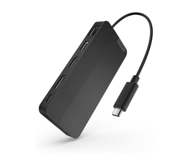 LENOVO Station d'accueil de voyage à double écran USB-C avec adaptateur