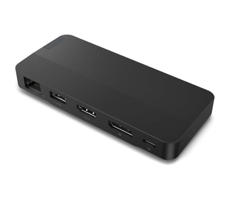 LENOVO Station d'accueil de voyage à double écran USB-C avec adaptateur