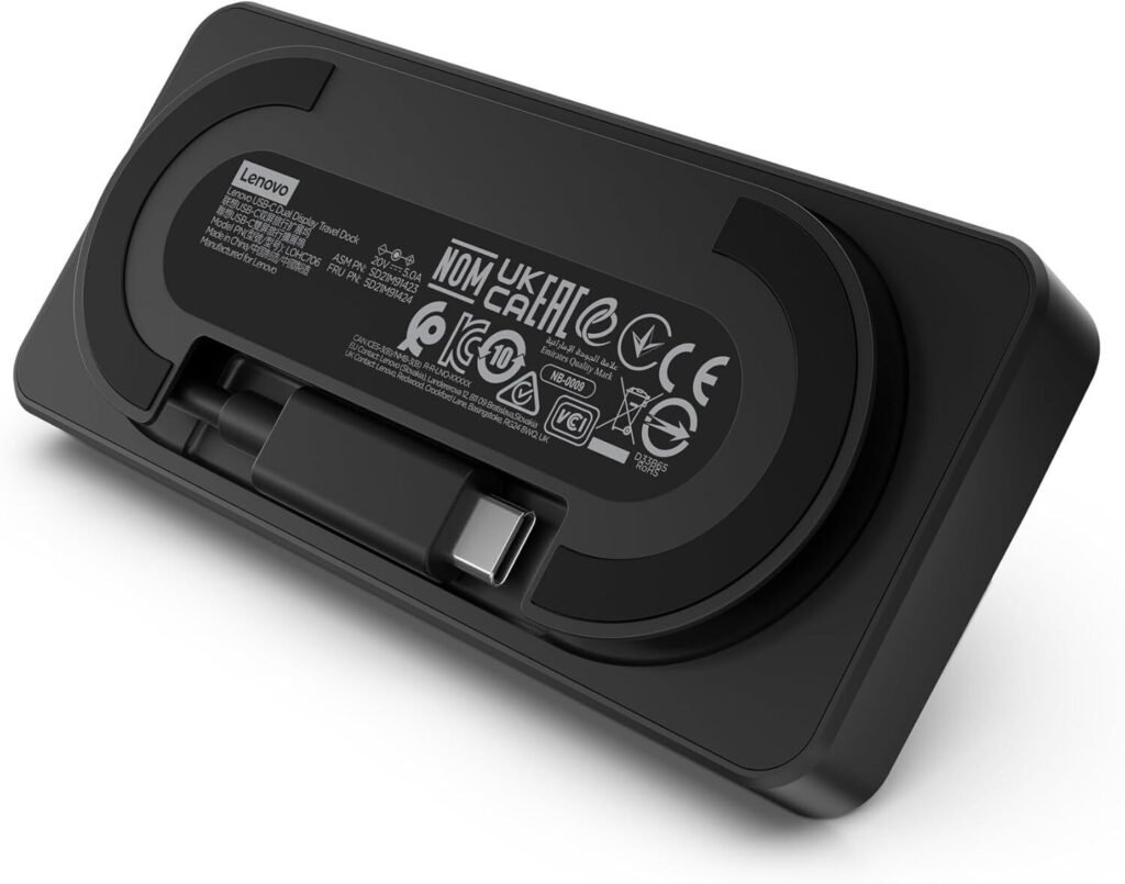 LENOVO Station d'accueil de voyage à double écran USB-C avec adaptateur