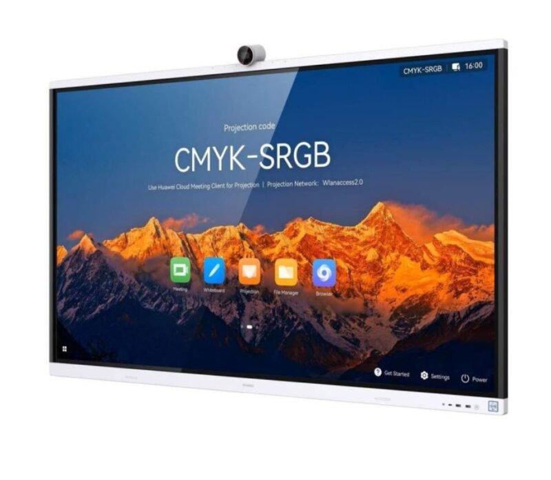 Écran tactile interactif Huawei IdeaHub S2 86 UHD 4K - Caméra microphones et haut-parleurs intégrés -55150652