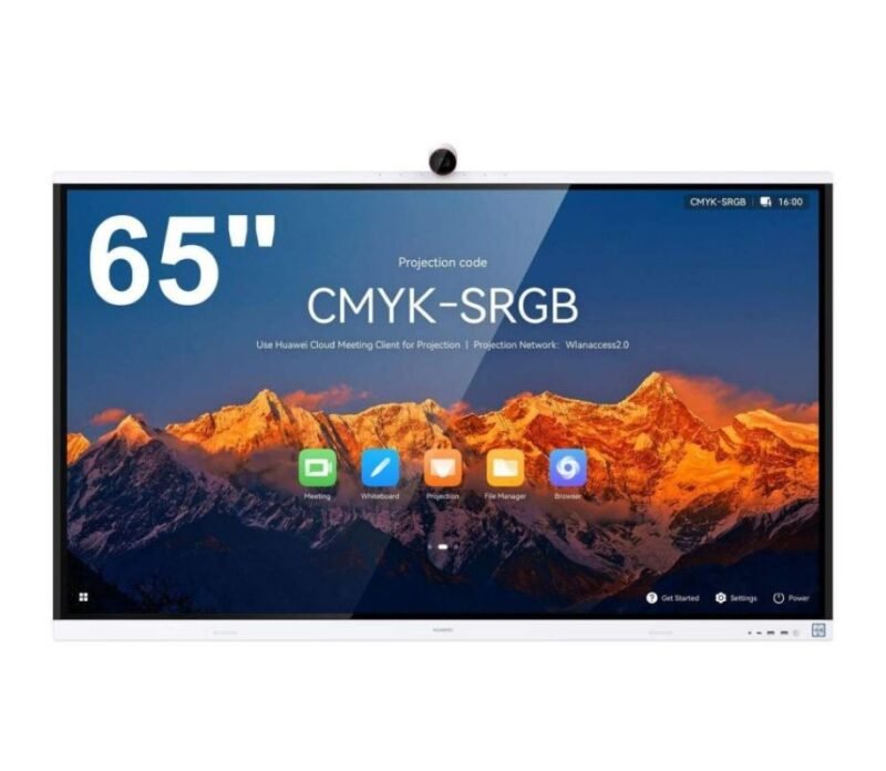 Écran tactile interactif Huawei IdeaHub S2 65 UHD 4K - Caméra microphones et haut-parleurs intégrés-55150650