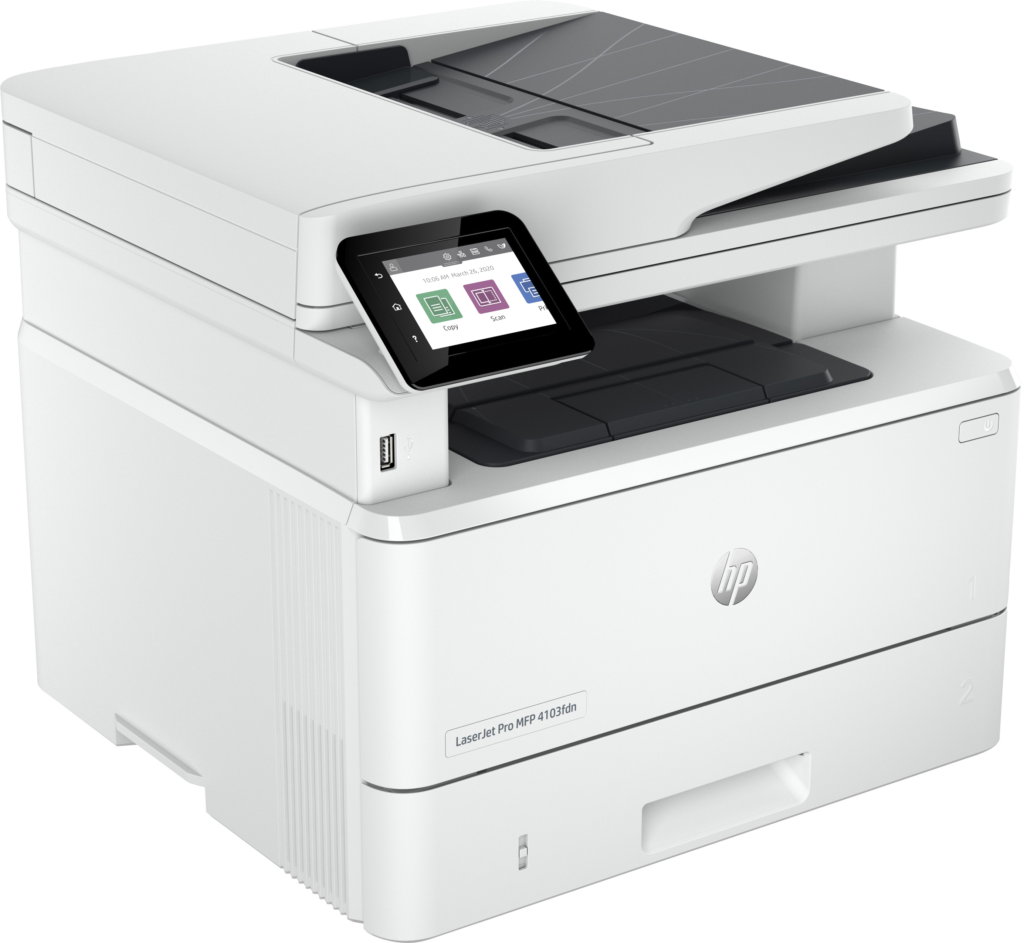 Imprimante Monochrome multifonction HP LaserJet Pro 4103fdn 2Z628A