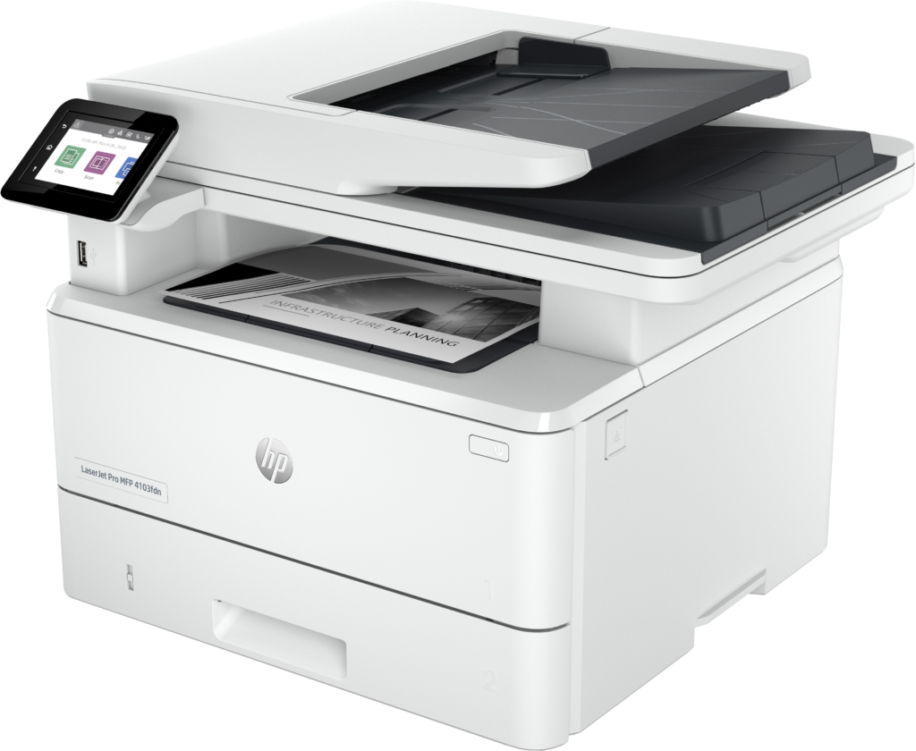 Imprimante Monochrome multifonction HP LaserJet Pro 4103fdn 2Z628A