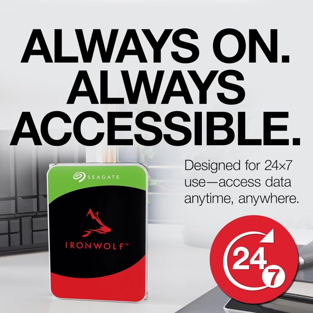 Disque dur 10TB Seagate Iron Wolf 3.5 SATA 6Gb/s 7200RPM ST10000VN0008