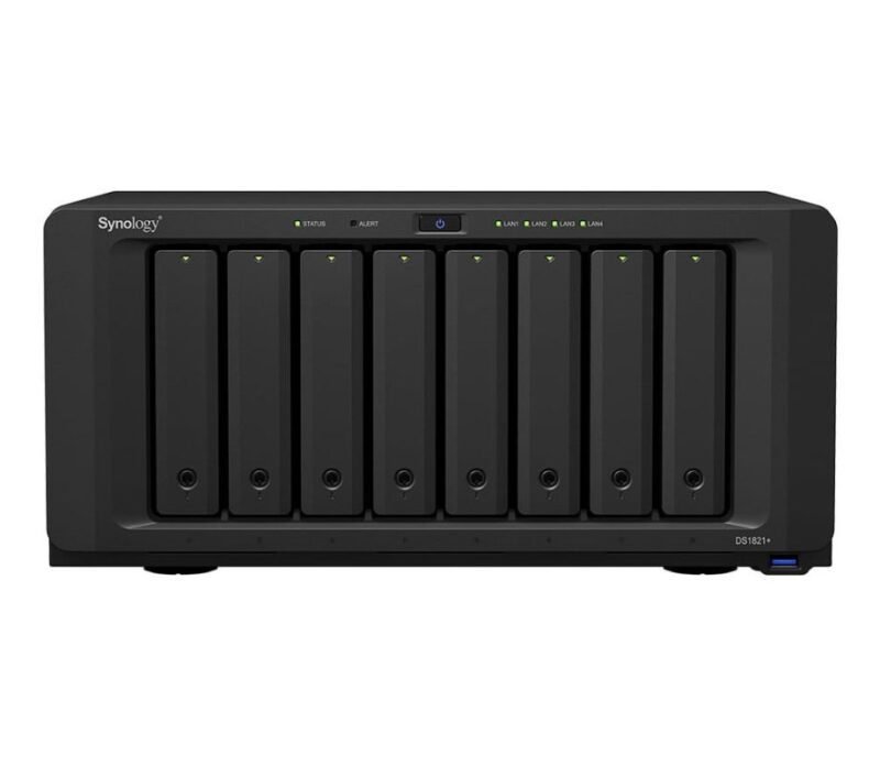 SYNOLOGY DiskStation DS1821+ 8Bay Ryzen V1500B 4GB 36M