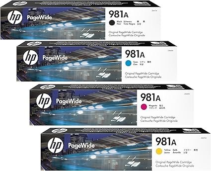 Cartouche Hp J3M70A 981A PageWide Jaune Authentique