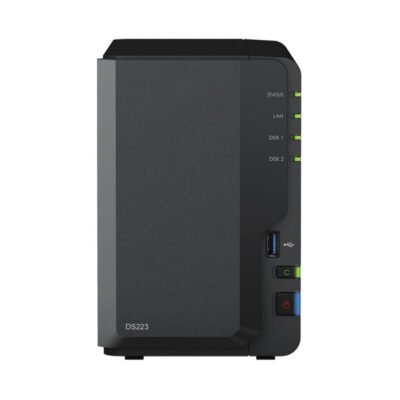 Synology DiskStation DS223 serveur de stockage NAS 2 Baies