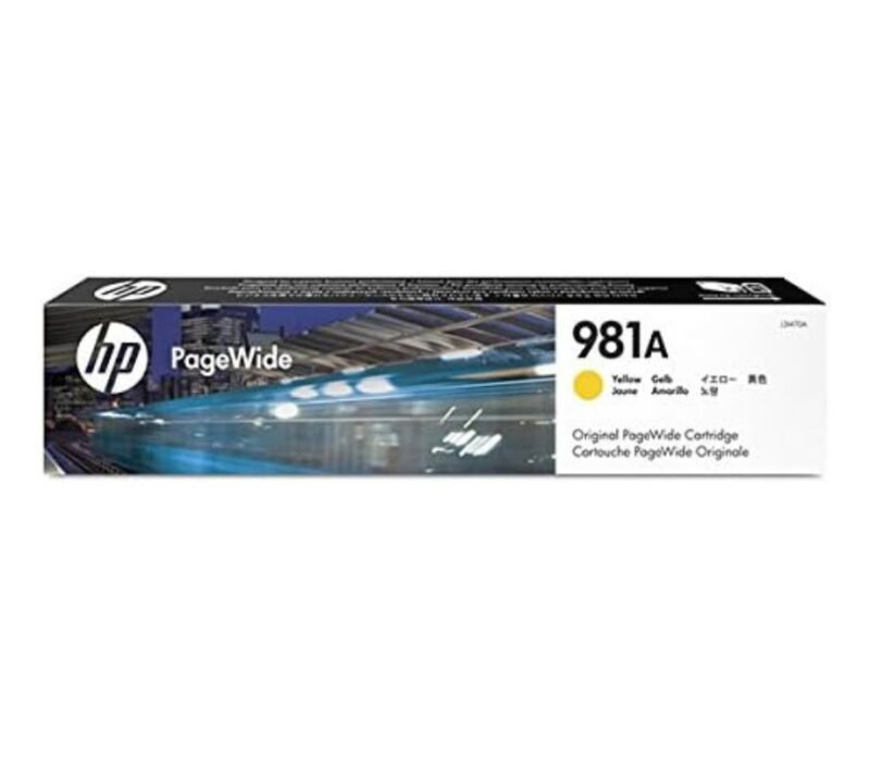 Cartouche Hp J3M70A 981A PageWide Jaune Authentique