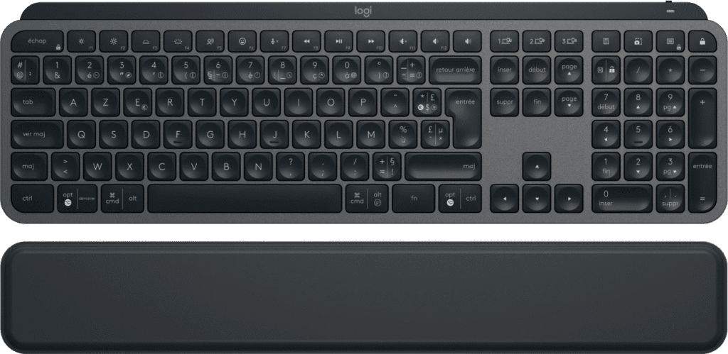 Clavier sans fil Logitech MX Keys Plus avec repose-poignets -920-009406