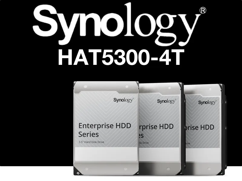 Disque Dur  Synology Série Enterprise 12 To pour NAS HAT5300-12T