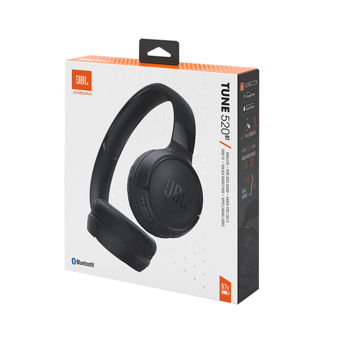 JBL Casque Tune 520BT – Noir 6925281964725