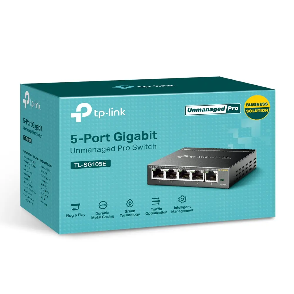 Switch de bureau TP-Link TL-SG105E Easy Smart 5 Ports Gigabit