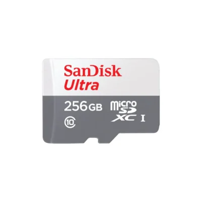 CARTE MÉMOIRE SANDISK MicroSD Ultra 256GB SDXC UHS-I 100MB/s Full hD