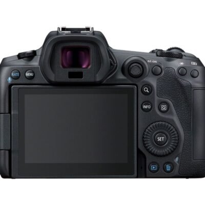Canon EOS R5 (4147C005AA) – Appareil photo hybride plein format 45 MP, vidéo 8K, stabilisation 5 axes, autofocus Dual Pixel AF II. Boîtier nu professionnel.