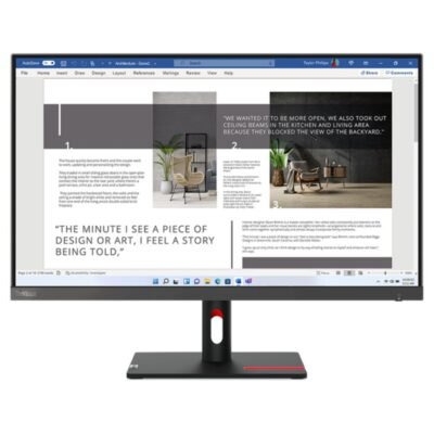 Ecran 27 Full HD Lenovo ThinkVision S27i-30 63DFKAT4EU