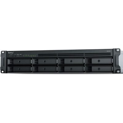 Le Synology RackStation RS1619xs+ est un NAS rack 1U haute performance équipé d’un processeur Intel Xeon D-1527, de 8 Go DDR4 (ext. 64 Go) et offrant jusqu’à 1 523 Mo/s de lecture. Il supporte jusqu’à 16 disques via extension, intègre un slot PCIe 3.0 pour 10/25GbE et deux M.2 NVMe pour le cache. Idéal pour les entreprises recherchant puissance, évolutivité et protection avancée Btrfs.