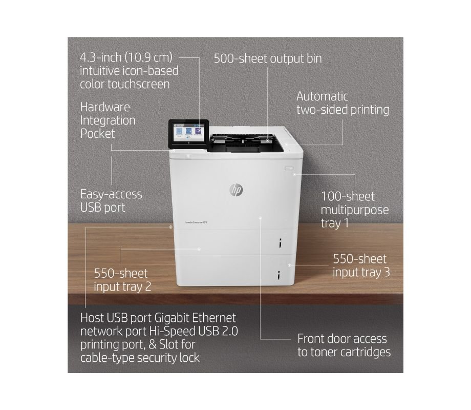 Imprimante Laser Monochrome HP LaserJet Enterprise M612dn 7PS86A