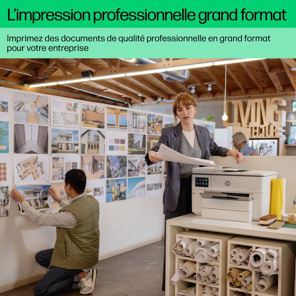 Imprimante A3 multifonction Jet d'encre HP OfficeJet Pro 9730 537P5C
