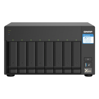 QNAP TS-832PX NAS Tower Ethernet/LAN Aluminium Noir AL324 TS-832PX-4G